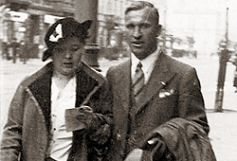 Zofia Romanowska z mężem, Antonim Romanowskim
