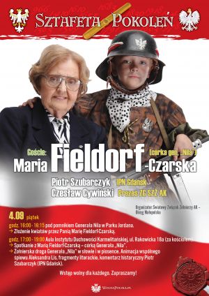 Sztafeta Pokoleń - Maria Fieldorf w Krakowie