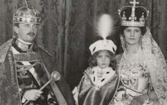 Cesarzowa Zyta Burbon-Parmeńska w towarzystwie męża - cesarza Karola Habsburga oraz syna - Otto Habsburga  | fot. za PoloniaChristiana.pl 